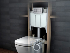 Размеры инсталляций для унитаза: ширина, глубина, минимальная высота