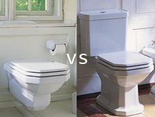 Який унітаз краще підлоговий або підвісний