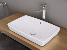 Накладные раковины – стильное украшение ванной комнаты