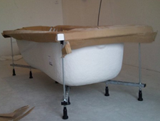 Як встановити акрилову ванну