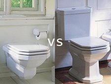 Какой унитаз лучше напольный или подвесной