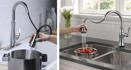 Змішувачі для кухні з душем