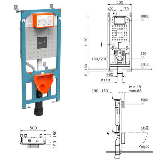 інсталяції від виробника VitrA