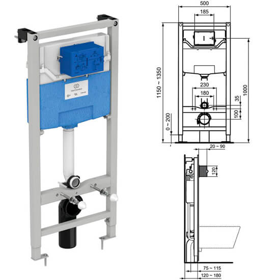 інсталяції від виробника Ideal Standard