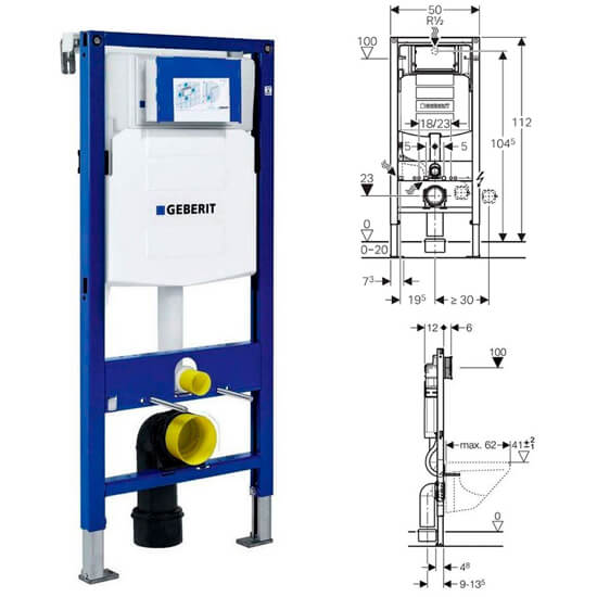 інсталяції від виробника Geberit