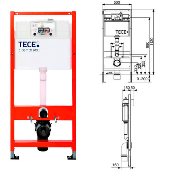 інсталяції від виробника TECE