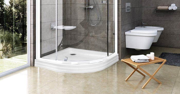 розміри душових піддонів