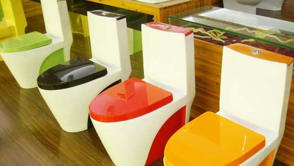 цветные унитазы фото