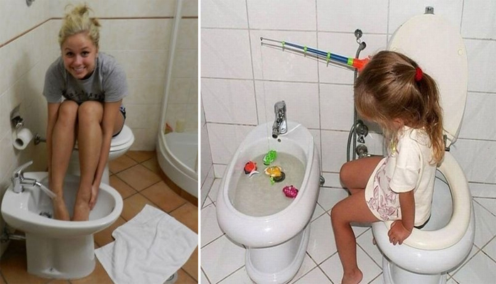 использование биде не по назначению