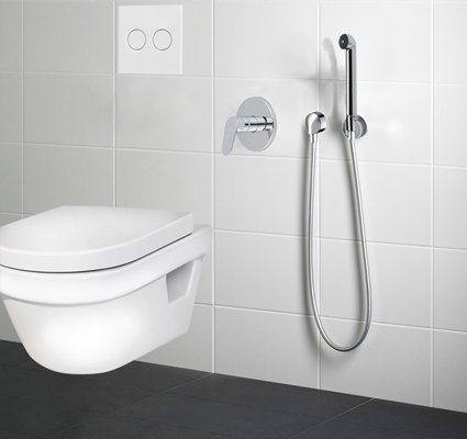 гигиенический душ встроенный в стену