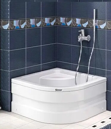 високий душовий піддон
