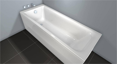 Прямоугольная ванна Geberit из акрила