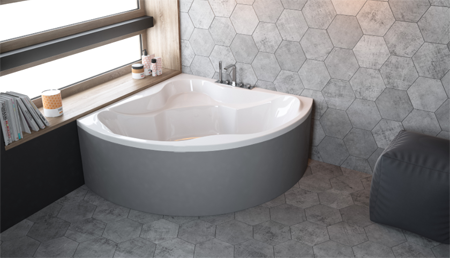 Угловая ванна акриловая Radaway