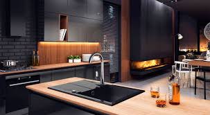 смеситель для кухни однорычажный для стиля хай-тек