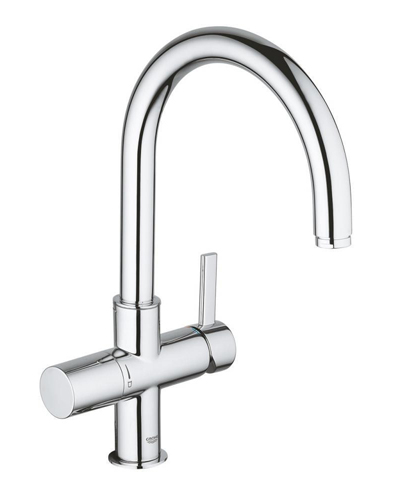 Смеситель кухонный с подключением к фильтру GROHE Blue Pure Eurosmart 31722000