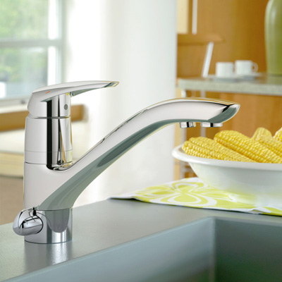 Смеситель для мойки Eurodisc, с двойным изливом