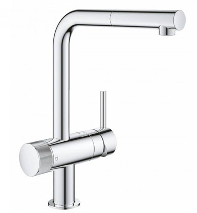 Смеситель с выдвижным изливом GROHE BLUE PURE MINTA