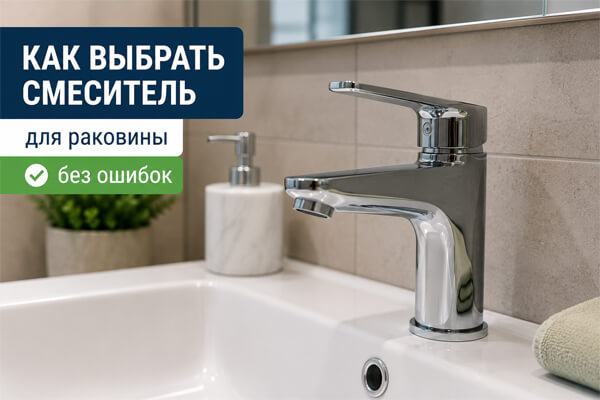 Як вибрати змішувач для раковини