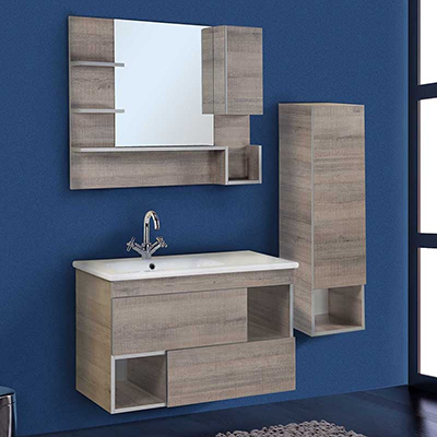 Подвесная тумба под раковину Onika Santorini 90 см из дерева