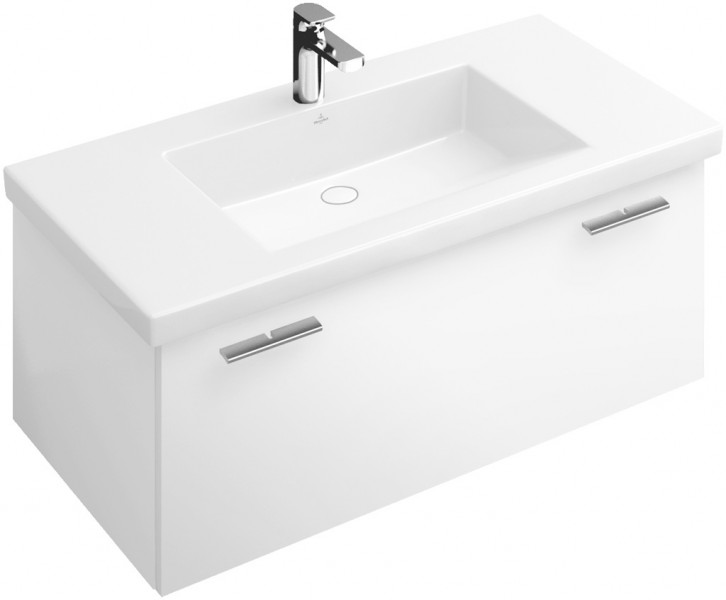 Тумба под раковину Villeroy&Boch Central Line подвесная 95х52.5х38.1 белый A289E2DH