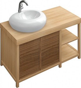 Тумба під раковину Villeroy & Boch Pure Stone підлоги 120х65х70 дуб 95721000