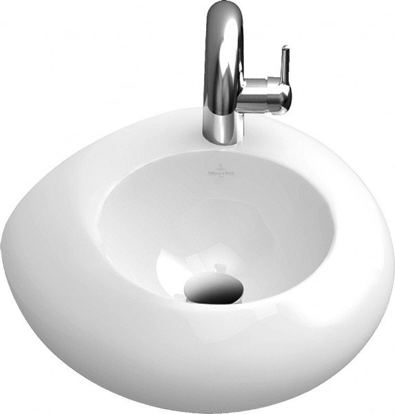 Раковина для ванної накладна Villeroy & Boch колекція Pure Stone біла 537041R1