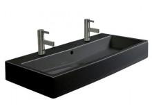 Раковина для ванной накладная двойная Villeroy&Boch коллекция Memento черная 5133C1S0