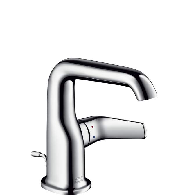Смеситель для раковины однорычажный с донным клапаном Hansgrohe Axor Bouroullec хром 19013000