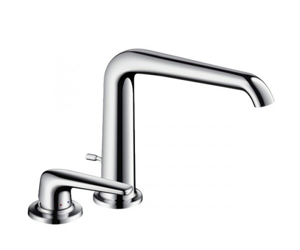 Смеситель для раковины однорычажный скрытый с донным клапаном Hansgrohe Axor Bouroullec хром 19124000