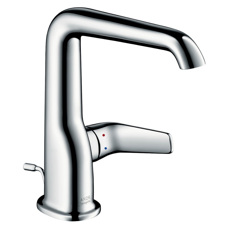 Смеситель для раковины однорычажный с донным клапаном Hansgrohe Axor Bouroullec хром 19010000