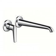 Смеситель для раковины однорычажный настенный скрытый Hansgrohe Axor Bouroullec хром 19127000