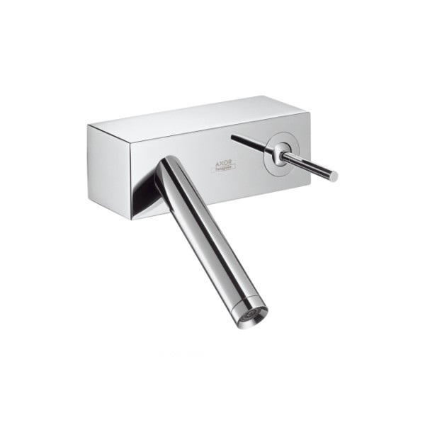 Смеситель для раковины с джойстиком настенный Hansgrohe коллекция Axor Starck X хром 10074000