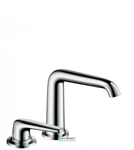 Смеситель для раковины однорычажный скрытый Hansgrohe Axor Bouroullec хром 19143000