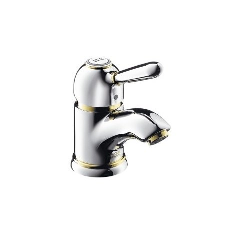 Змішувач для раковини одноважеля з донним клапаном Hansgrohe колекція Axor Carlton хром 17015000