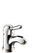 Смеситель для раковины однорычажный Hansgrohe коллекция Axor Carlton хром/золото 17010000