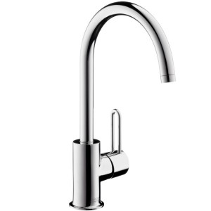 Смеситель для раковины однорычажный с донным клапаном высокий Hansgrohe Axor Uno2 хром 38030000