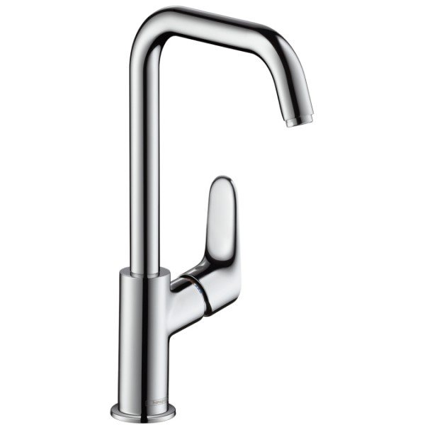 Смеситель для раковины однорычажный с донным клапаном высокий Hansgrohe Focus хром 31609000