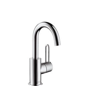 Смеситель для раковины однорычажный с донным клапаном высокий Hansgrohe Axor Uno2 хром 38035000