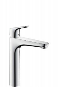 Змішувач для раковини одноважеля високий Hansgrohe Focus з донним клапаном хром 31608000