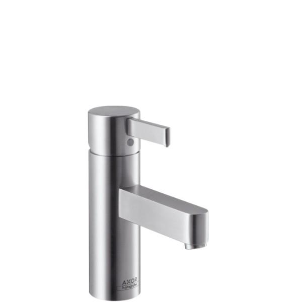 Смеситель для раковины однорычажный с донным клапаном Hansgrohe Axor Steel хром 35014800