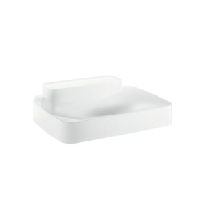 Раковина для ванной накладная с полкой Hansgrohe коллекция Axor Bouroullec белая 19948000