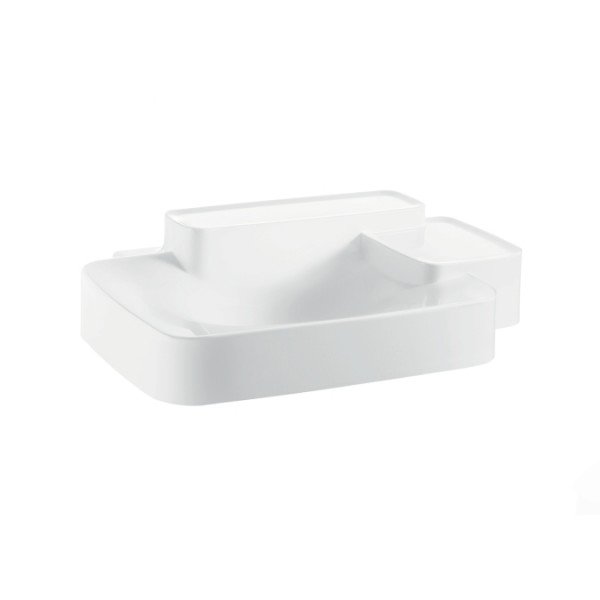 Раковина для ванної підвісна з двома полками Hansgrohe колекція Axor Bouroullec біла 19942000