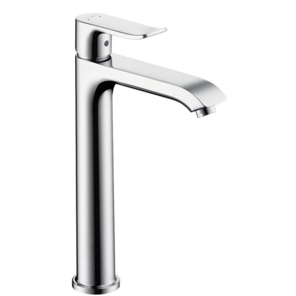 Смеситель для раковины однорычажный с донным клапаном высокий Hansgrohe Metris хром 31183000