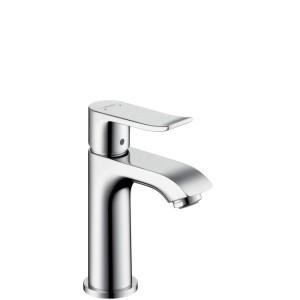 Смеситель для раковины однорычажный с донным клапаном Hansgrohe коллекция Metris хром 31088000
