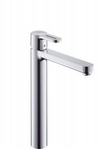 Змішувач для раковини одноважеля з донним клапаном високий Hansgrohe Metropol S хром 14020000