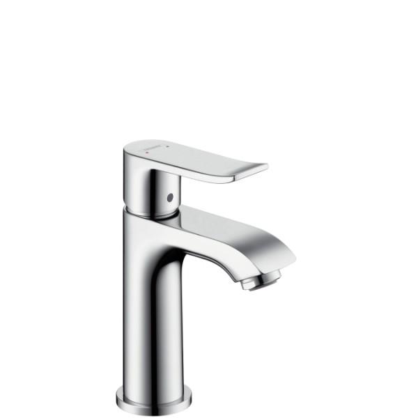 Смеситель для раковины однорычажный с донным клапаном Hansgrohe коллекция Metris хром 31088000