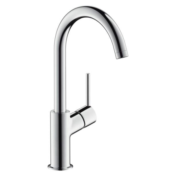 Смеситель для раковины однорычажный с донным клапаном высокий Hansgrohe Talis хром 32084000