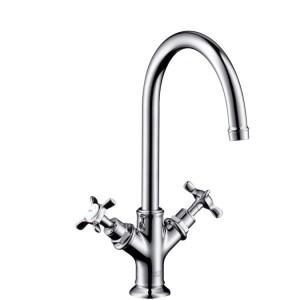 Змішувач для раковини двухвентильний з донним клапаном високий Hansgrohe Axor Montreux хром 16502000
