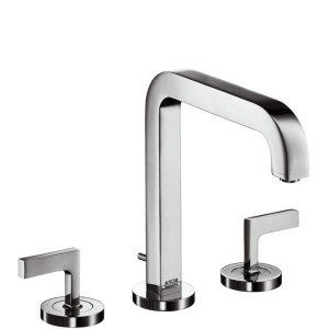 Смеситель для раковины двухрычажный с донным клапаном Hansgrohe Axor Citterio хром 39155000