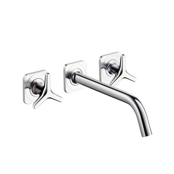 Змішувач для раковини двухвентильний настінний прихований Hansgrohe Axor Citterio M хром 34217000